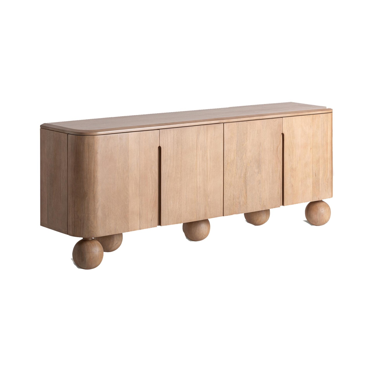 dining chairs Bufet inferior maro deschis din lemn 211 cm Bocksberg Vical Home