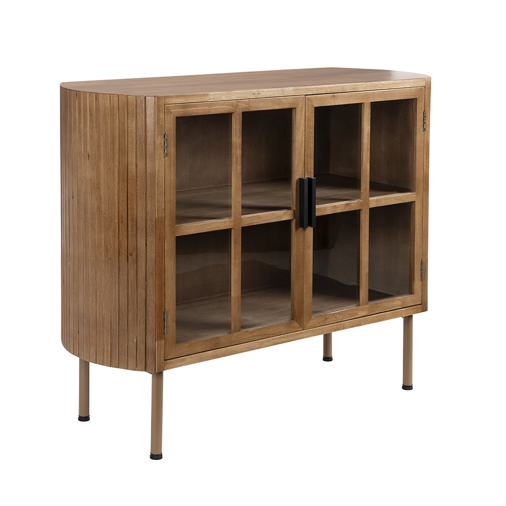 Buffets & Sideboards Bufet inferior maro din lemn 100 cm Yaz High Quiet Object