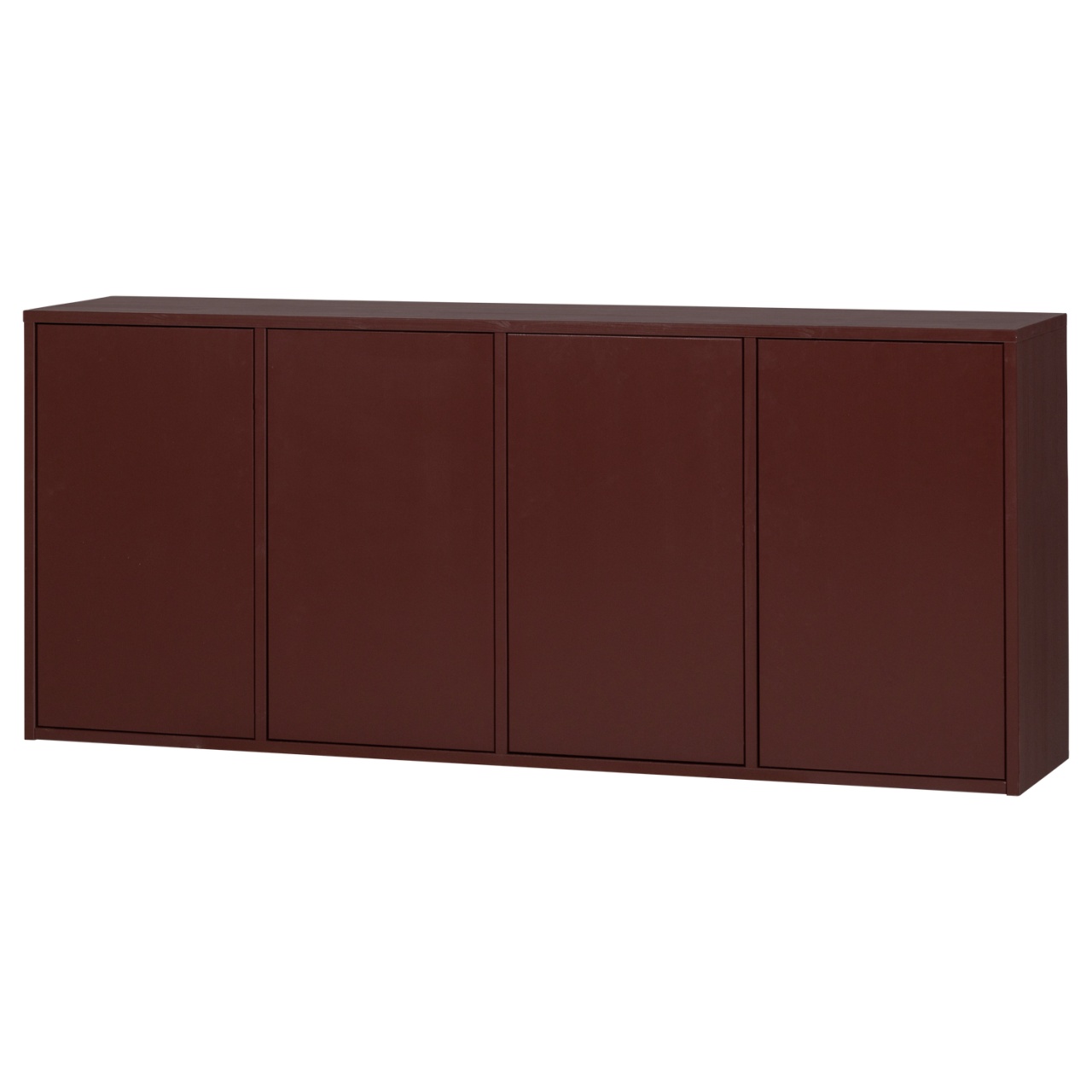 Buffets & Sideboards Bufet inferior rosu burgund 200 cm Merel Woood
