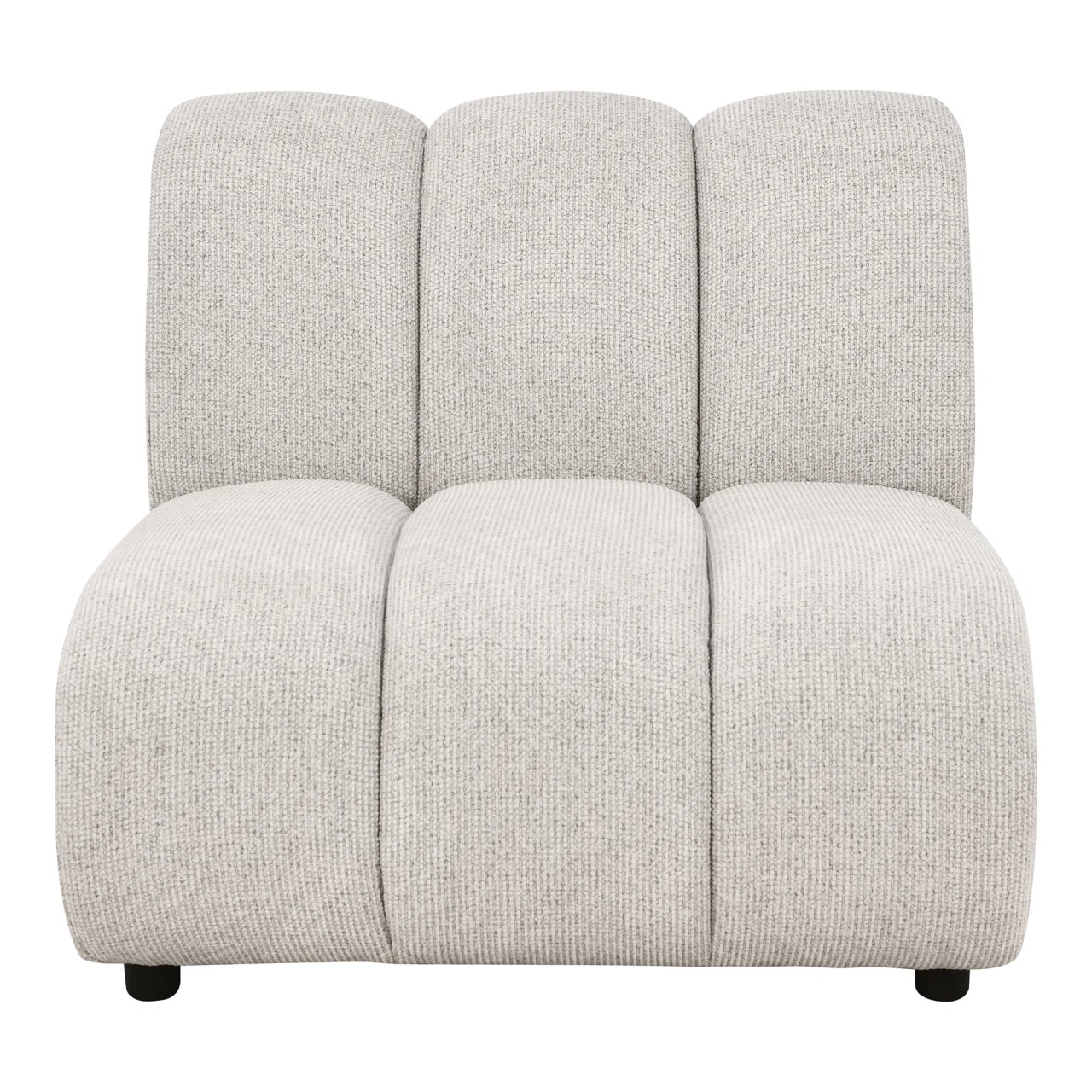 House Nordic Canapea modulara crem din textil 95 cm Taza House Nordic