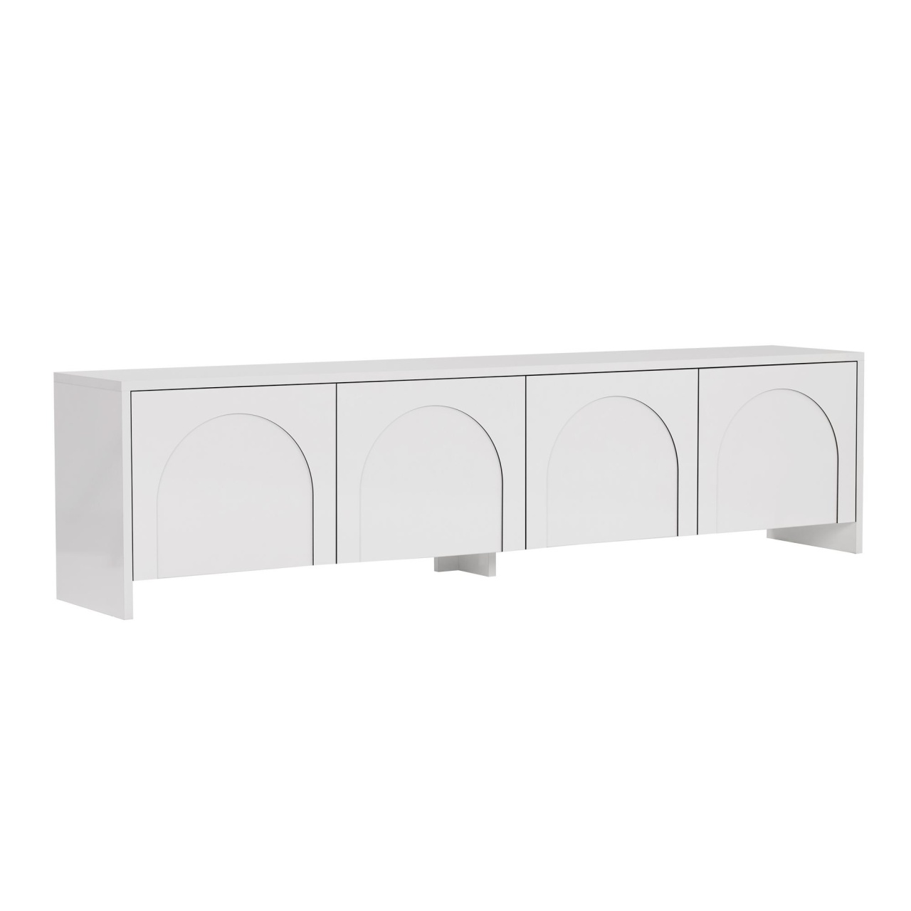 Entertainment Centers & TV Stands Comoda TV alba 180 cm Aurelia Nordure