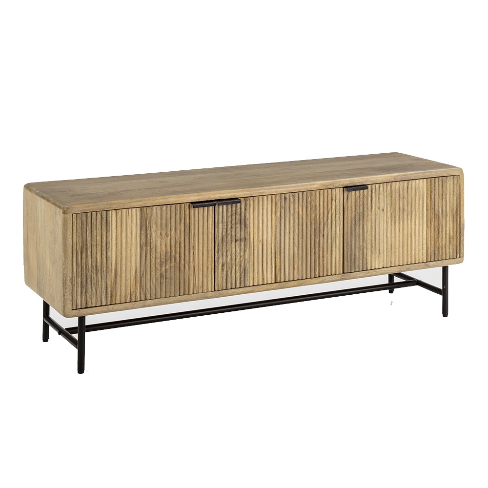 Quiet Object Comoda TV maro din lemn 145 cm Mundra Quiet Object