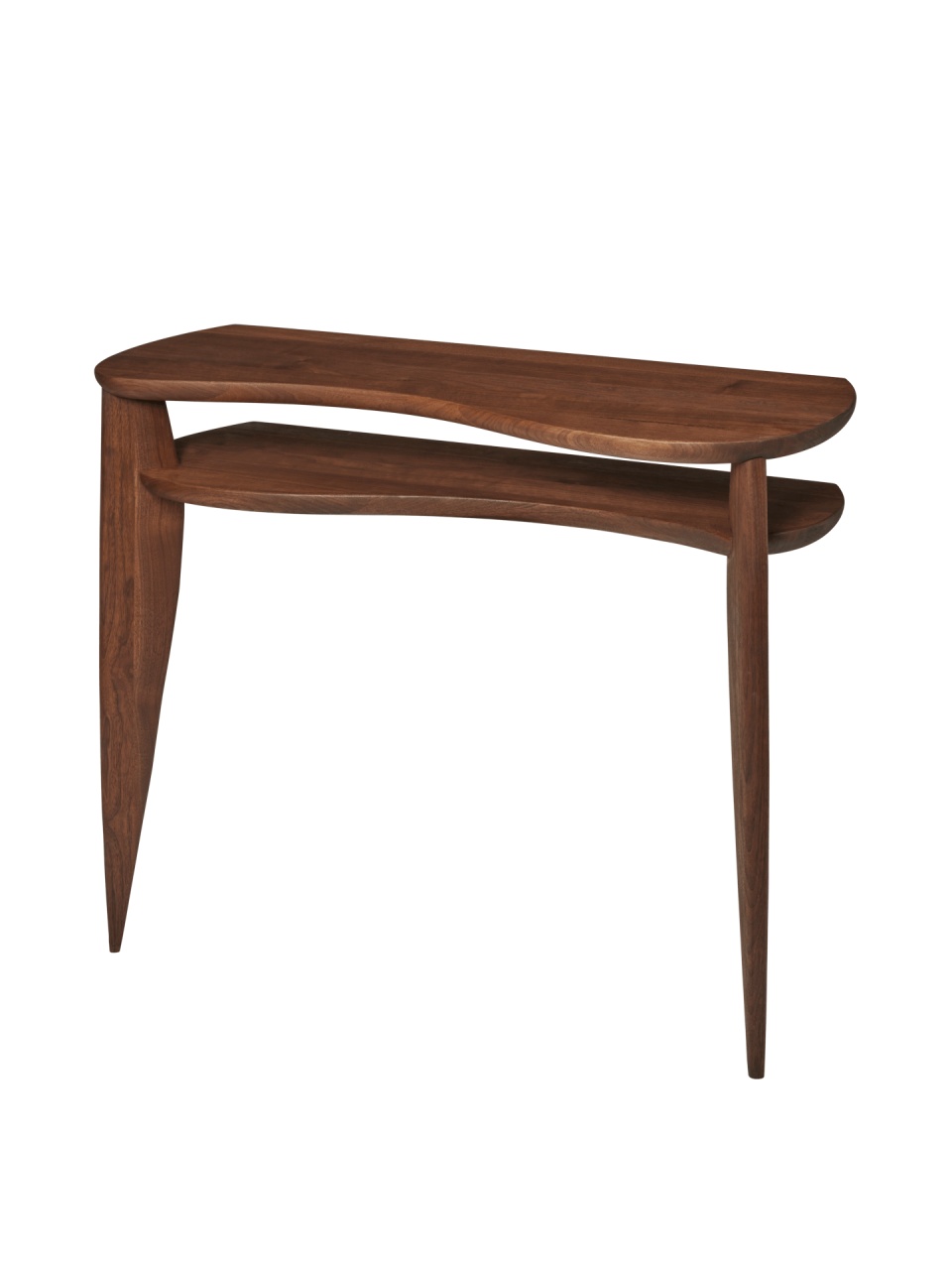 consola lemn masiv Consola maro din lemn 100 cm Feve Ferm Living