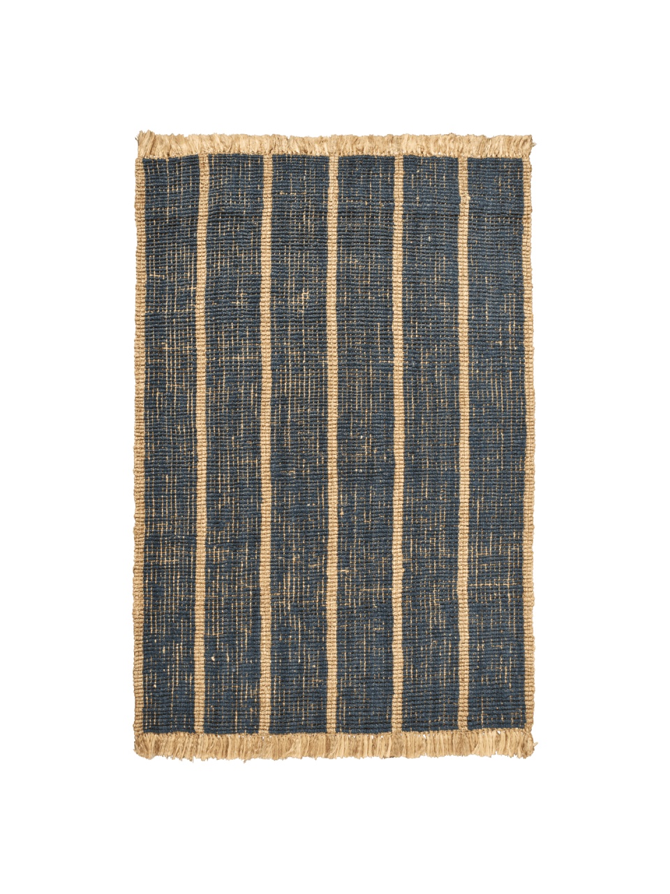 covor living 300/400 Covor maro/albastru din fibre naturale 170x240 cm Athens Ferm Living