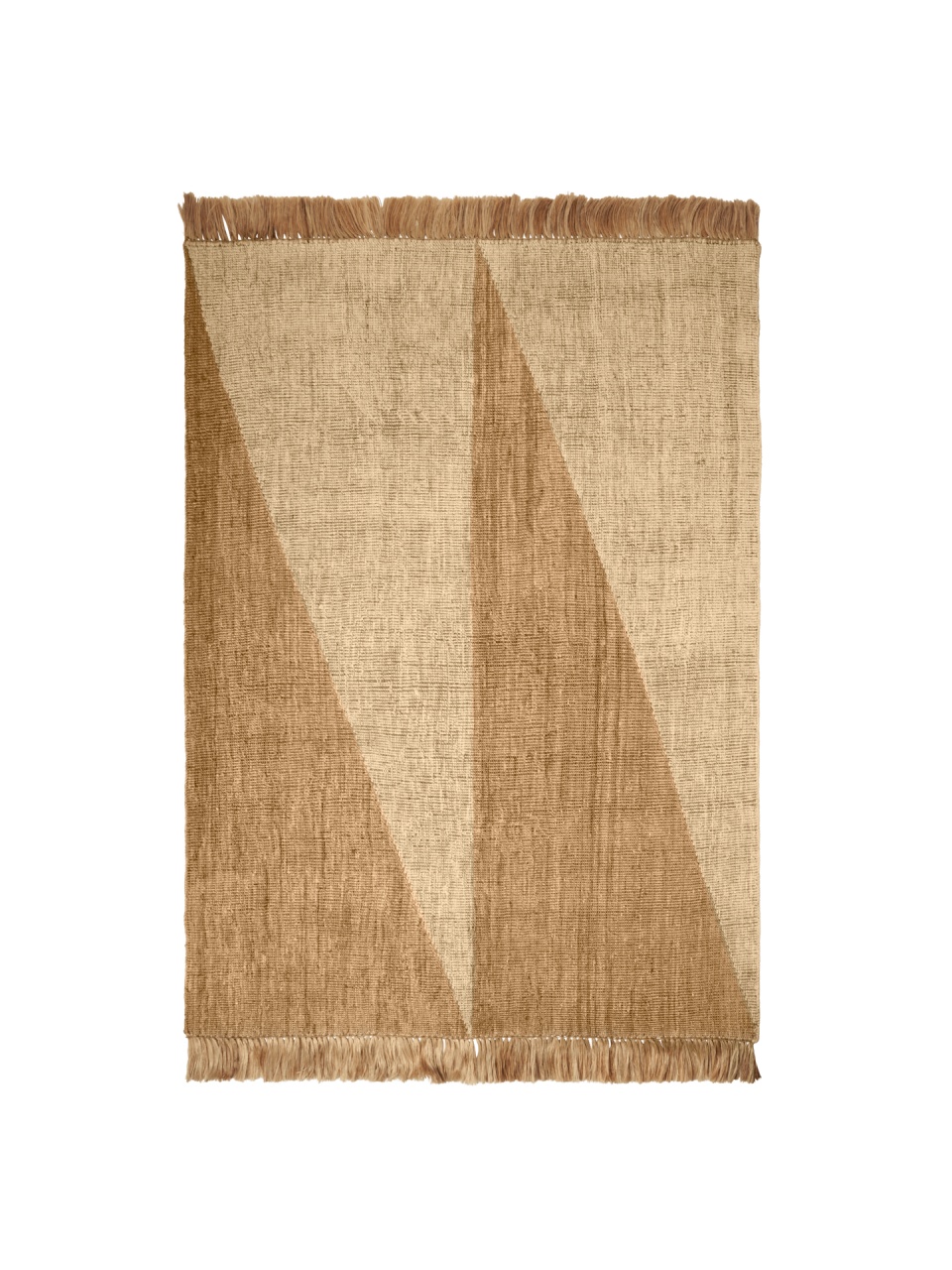Rugs Covor maro din fibre naturale 170x240 cm Studie Ferm Living