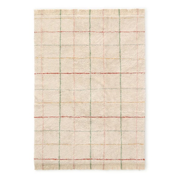 pilota 140x200 Covor pentru copii multicolor din bumbac 140x200 cm Lines Lorena Canals