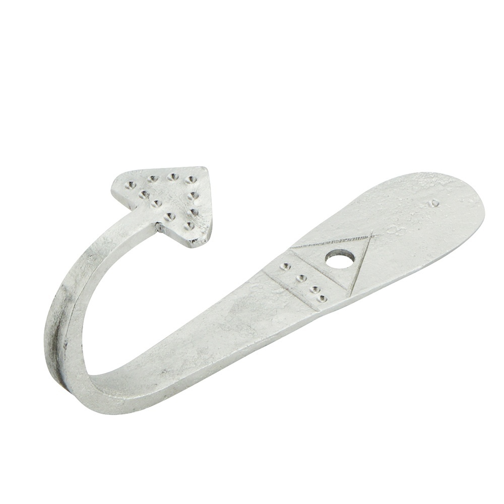 Storage Hooks & Racks Cuier argintiu din metal Beth Madam Stoltz