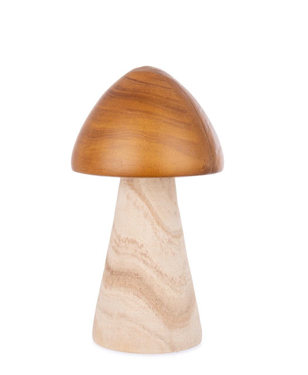 Artwork Decoratiune maro din lemn 27 cm Derik Mushroom Bizzotto