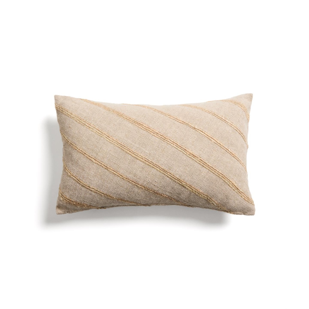 Pillowcases & Shams Fata de perna bej din fibre sintetice 30x60 cm Riena Kave Home