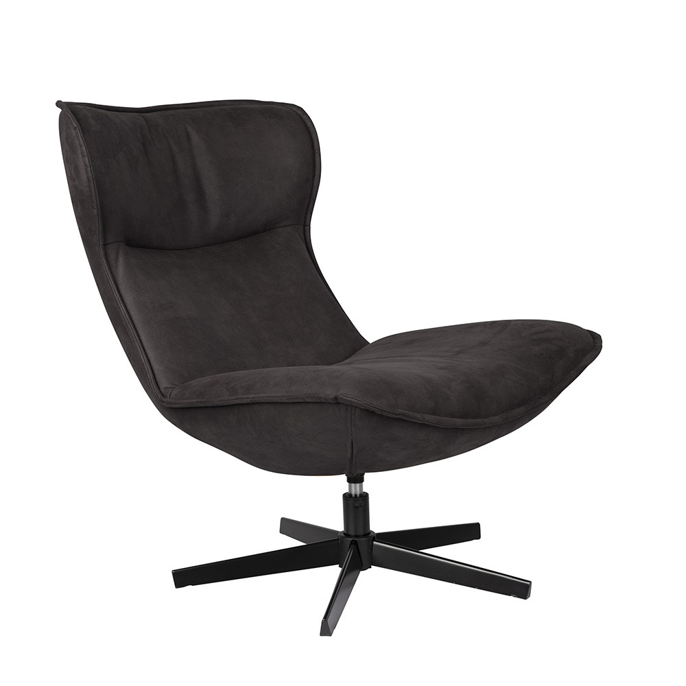 Quiet Object Fotoliu gri antracit din textil John Quiet Object
