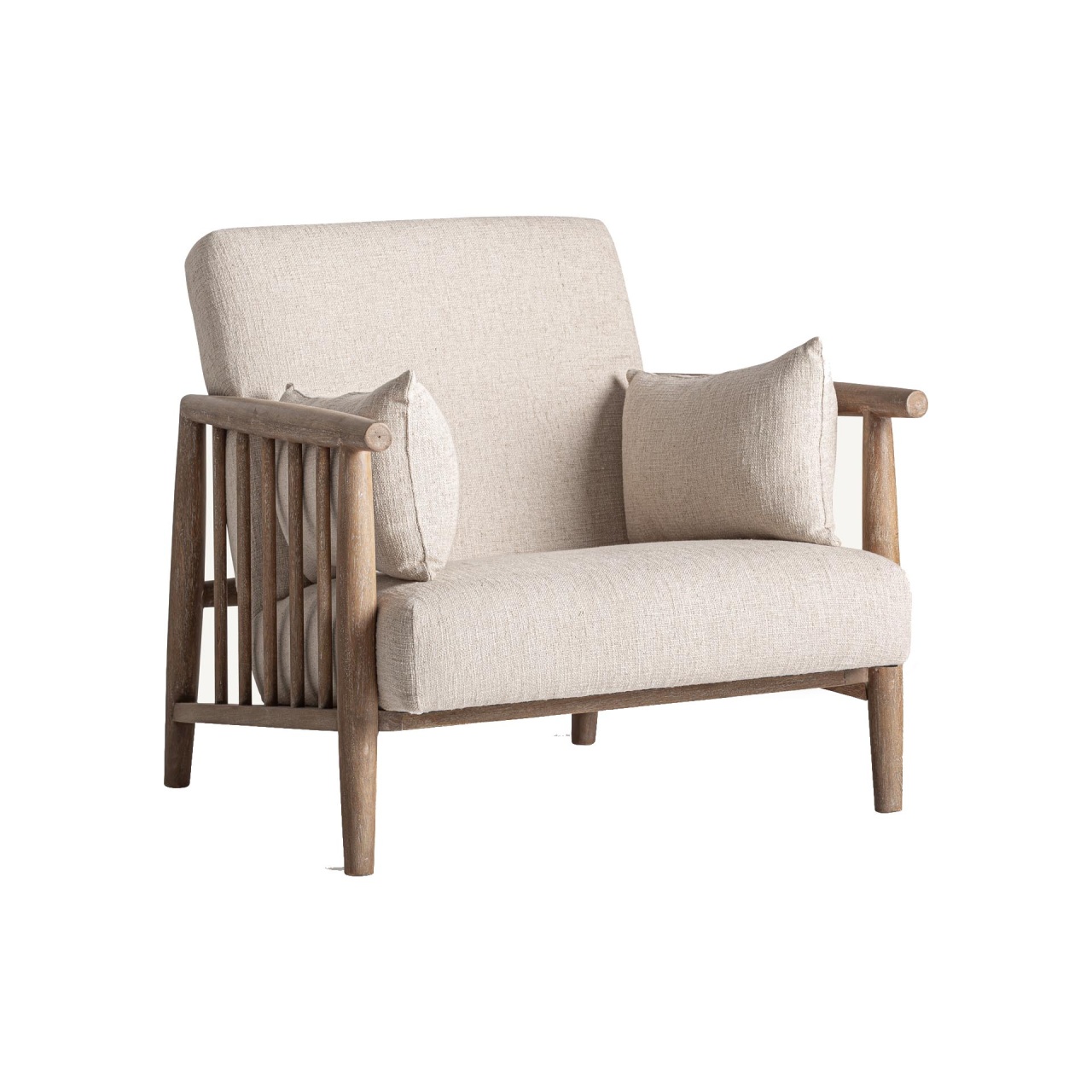 fotoliu birou Fotoliu maro/bej din lemn Grebin Vical Home