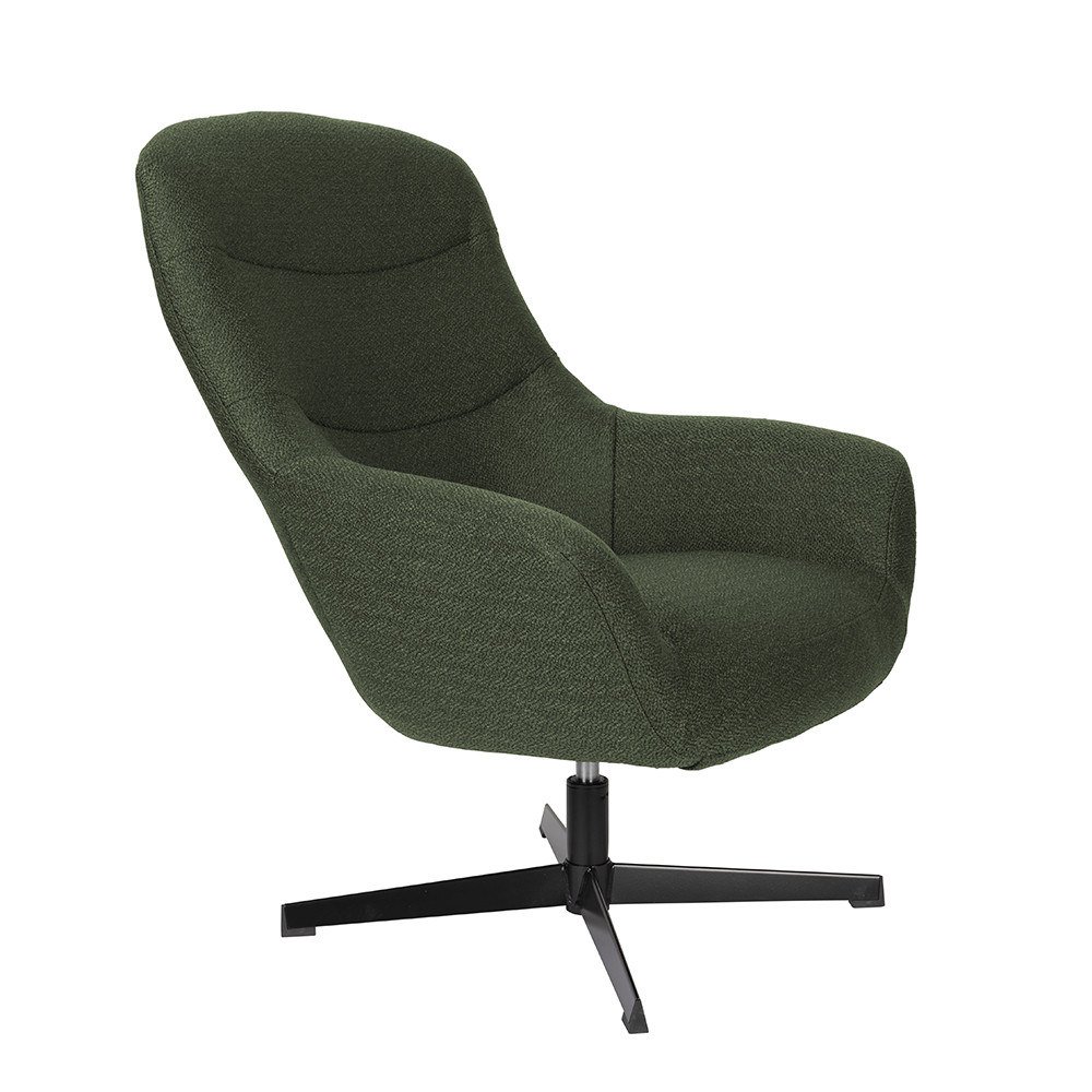 Quiet Object Fotoliu verde din textil Yuki Quiet Object