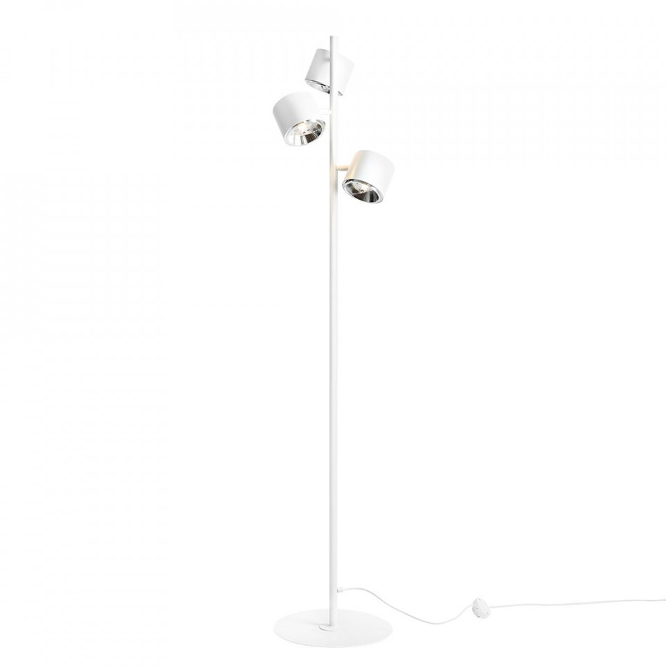 Quiet Object Lampadar alb din metal cu 3 becuri 165 cm Bot Quiet Object