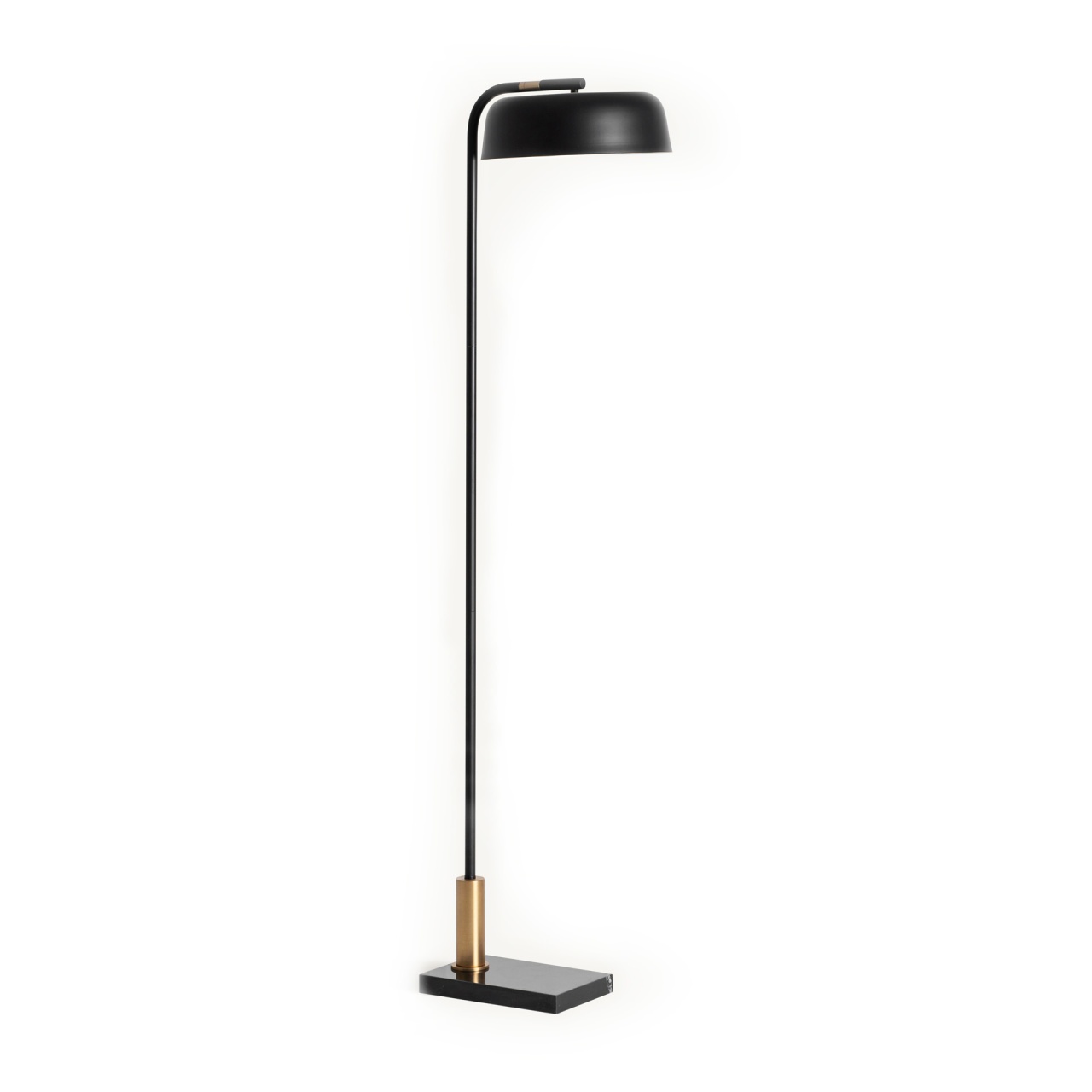 marmura granit travertin.preturi de fabrica Lampadar auriu/negru din marmura 154 cm Cint Vical Home