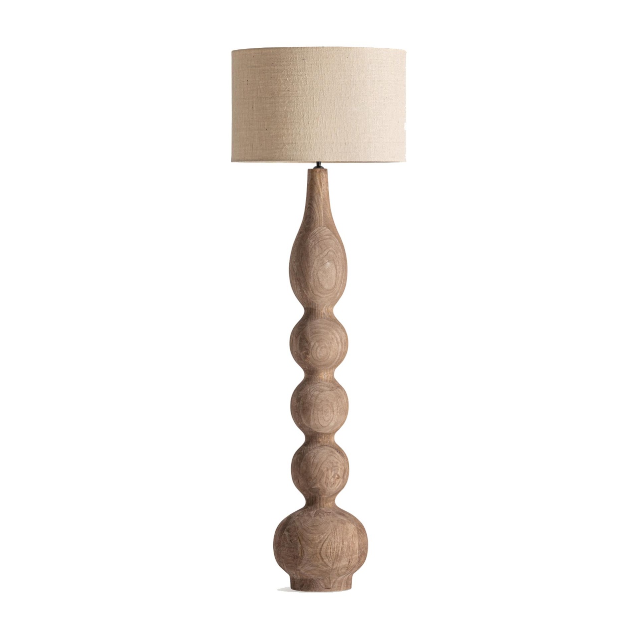 lampadar Lampadar maro/crem din lemn 156 cm Touches Vical Home
