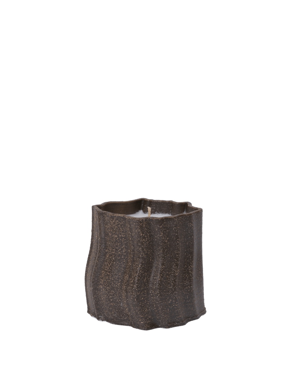 Candles Lumanare parfumata cu suport maro inchis din ceramica 9 cm Rylith Ferm Living