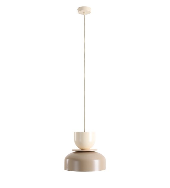 Quiet Object Lustra bej/crem din metal Uto Quiet Object