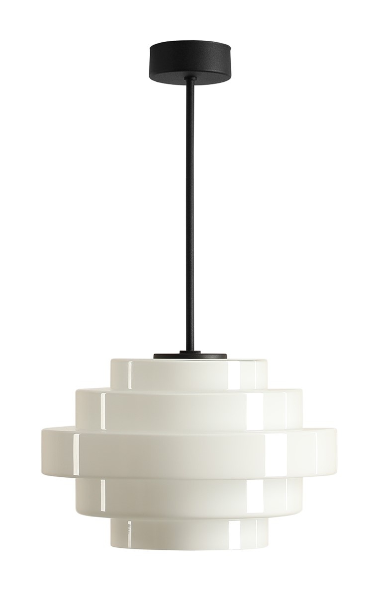 Chandeliers Lustra neagra/alba din metal Filo S28 Aldex