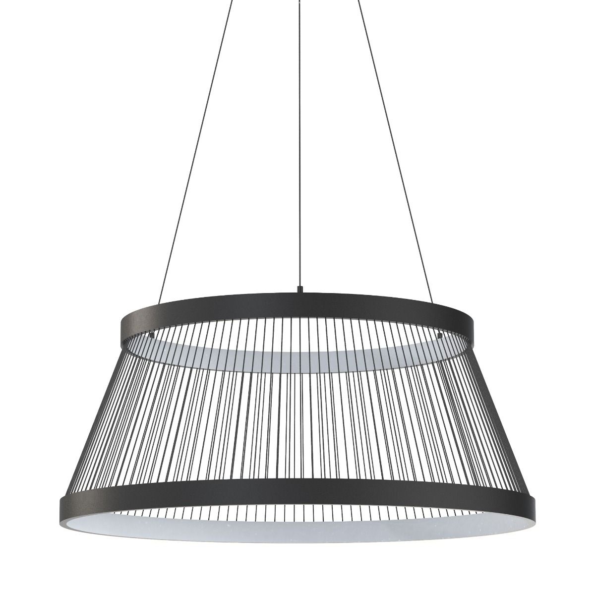Lighting Fixtures Lustra neagra din metal cu 2 LED- uri Balu Zuma Line