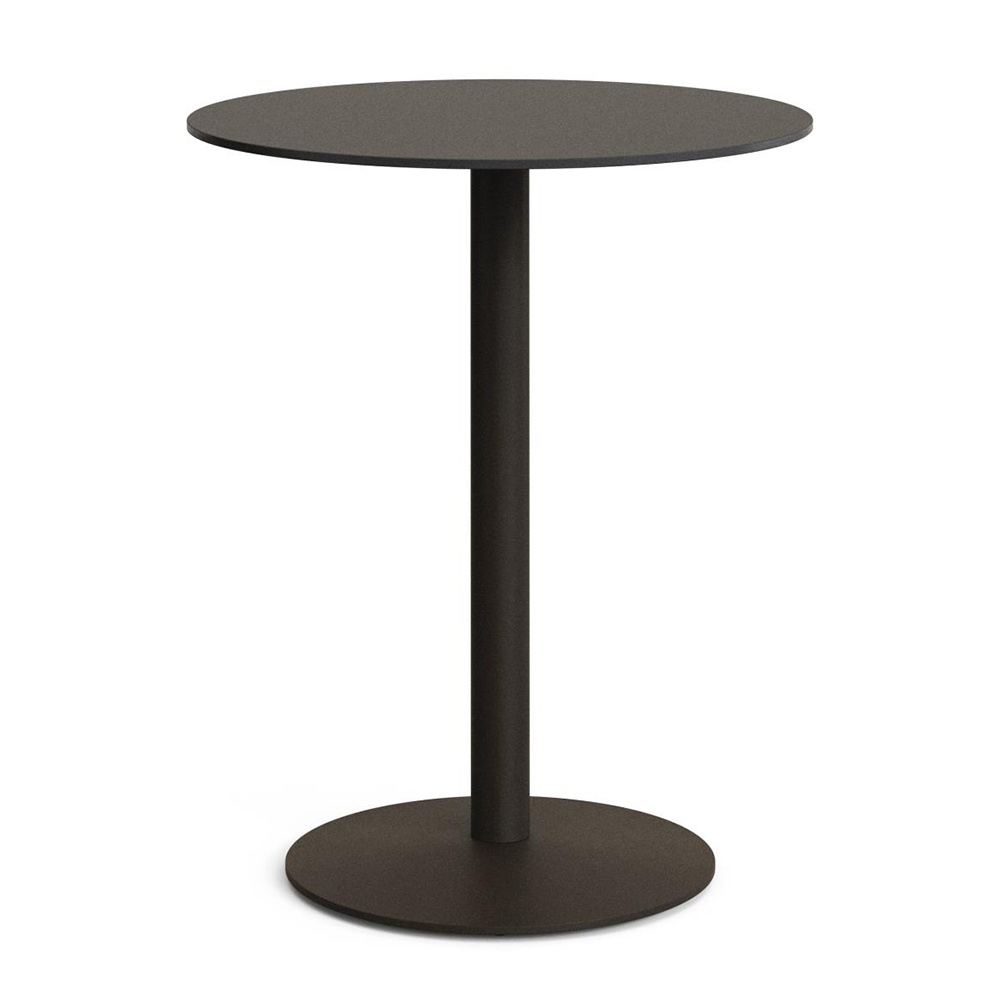 Outdoor Furniture Masa bar exterior neagra/verde din metal 80 cm Esilda Kave Home