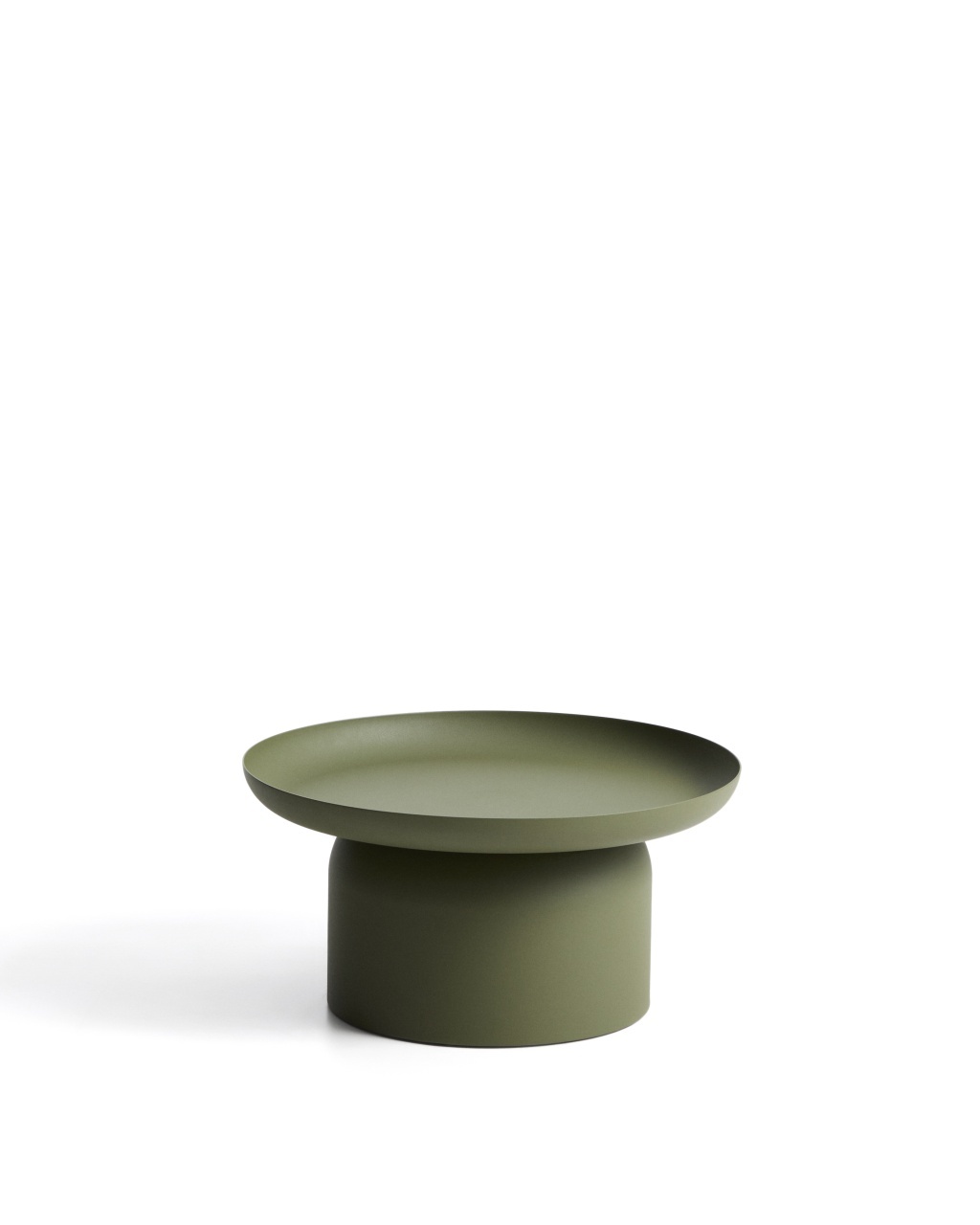 cafea verde Masa de cafea exterior verde din metal 70 cm Arcola Kave Home