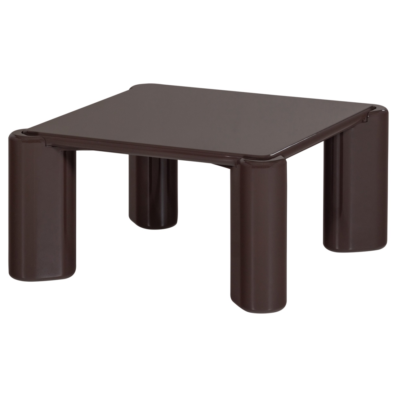 Coffee Tables Masa de cafea maro 80x80 cm Tiven Woood