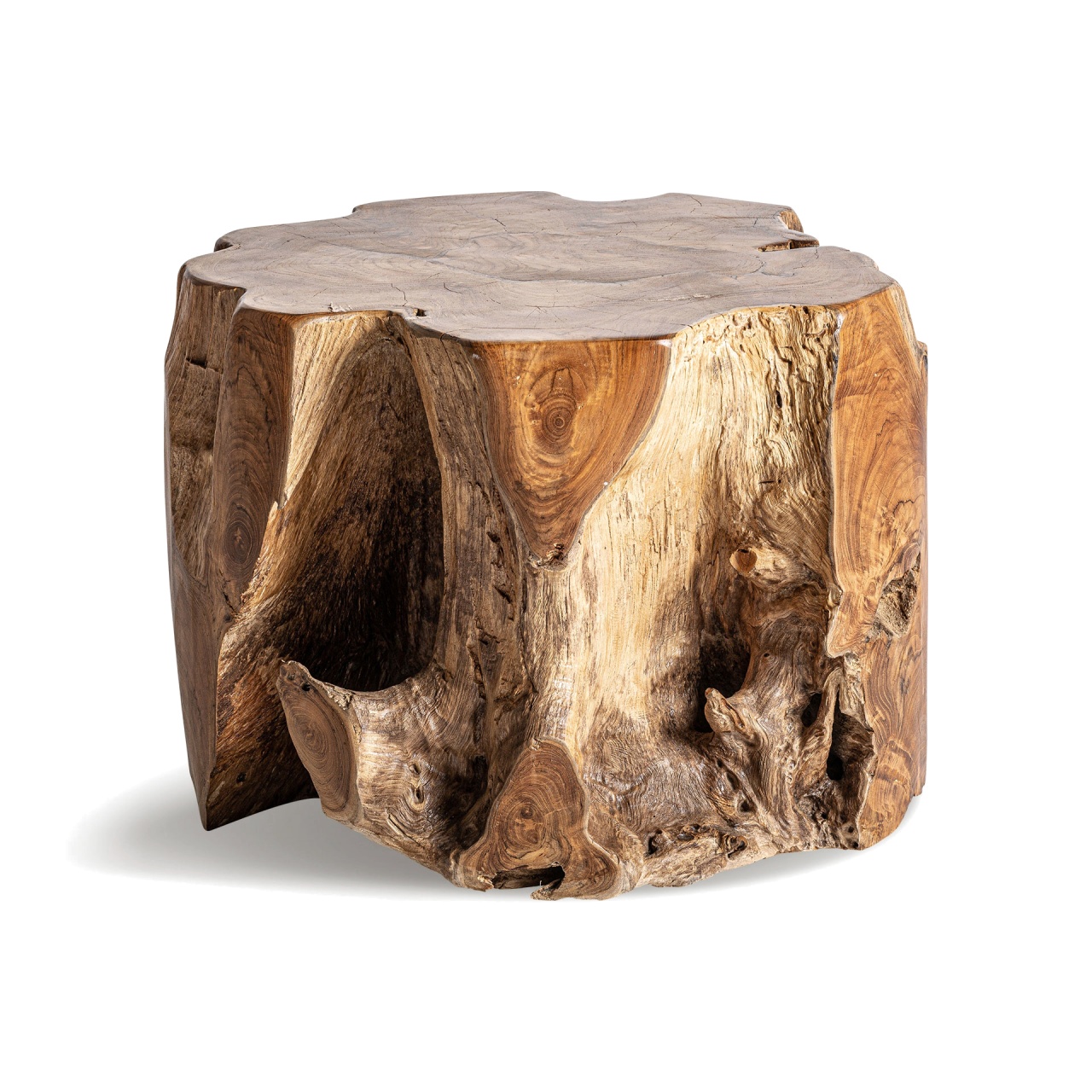 mașină de frezat lemn cu masa Masa de cafea maro din lemn 50 cm Bisko Vical Home