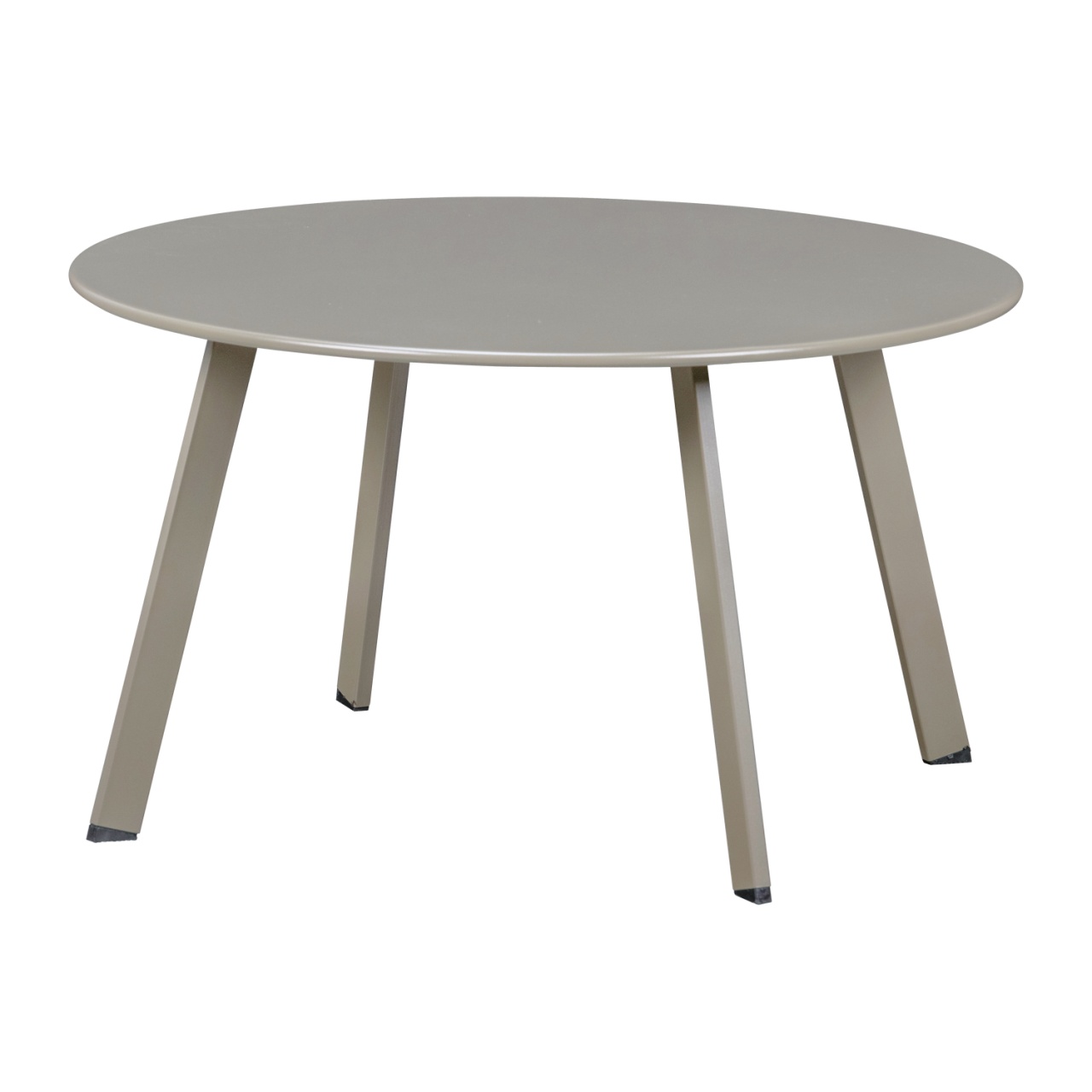 Outdoor Furniture Masa laterala exterior bej nisipiu 70 cm Fer Woood
