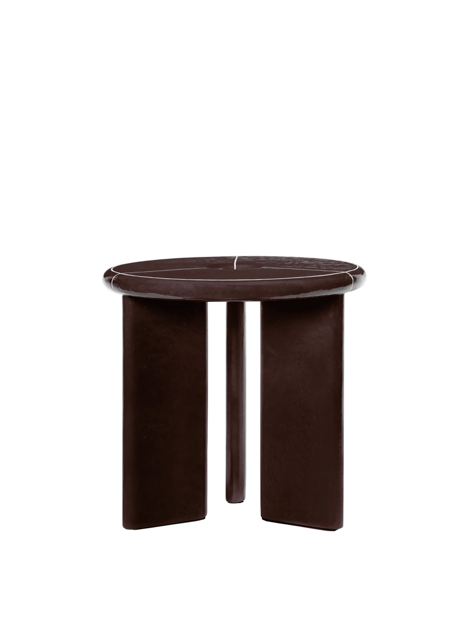 Masa laterala exterior maro din ciment 47 cm Deya Ferm Living