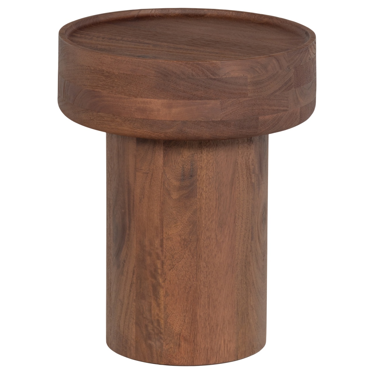 Accent Tables Masa laterala maro din lemn 40 cm Dara Woood