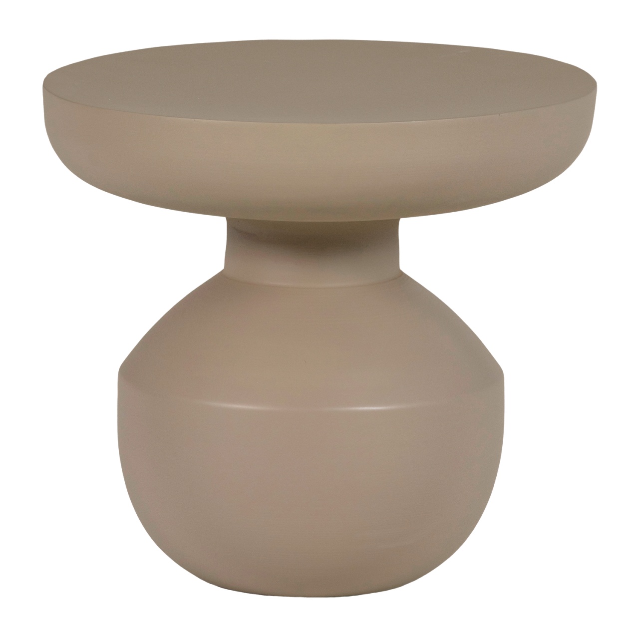 Accent Tables Masa laterala maro din metal 45 cm Bova Woood