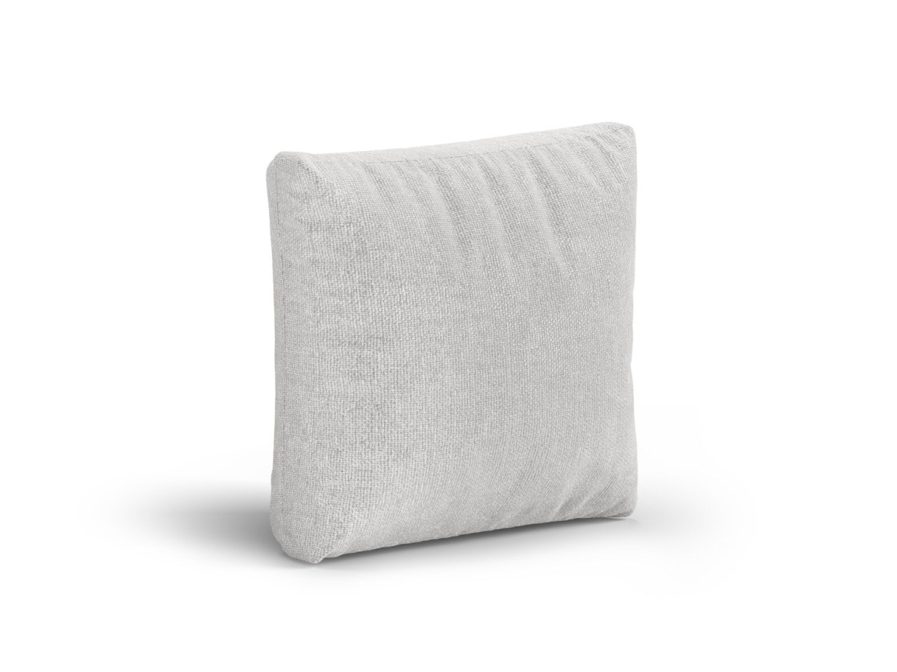 borduri trotuar Perna patrata argintie din textil 65x65 cm Heritage Chenille Micadoni