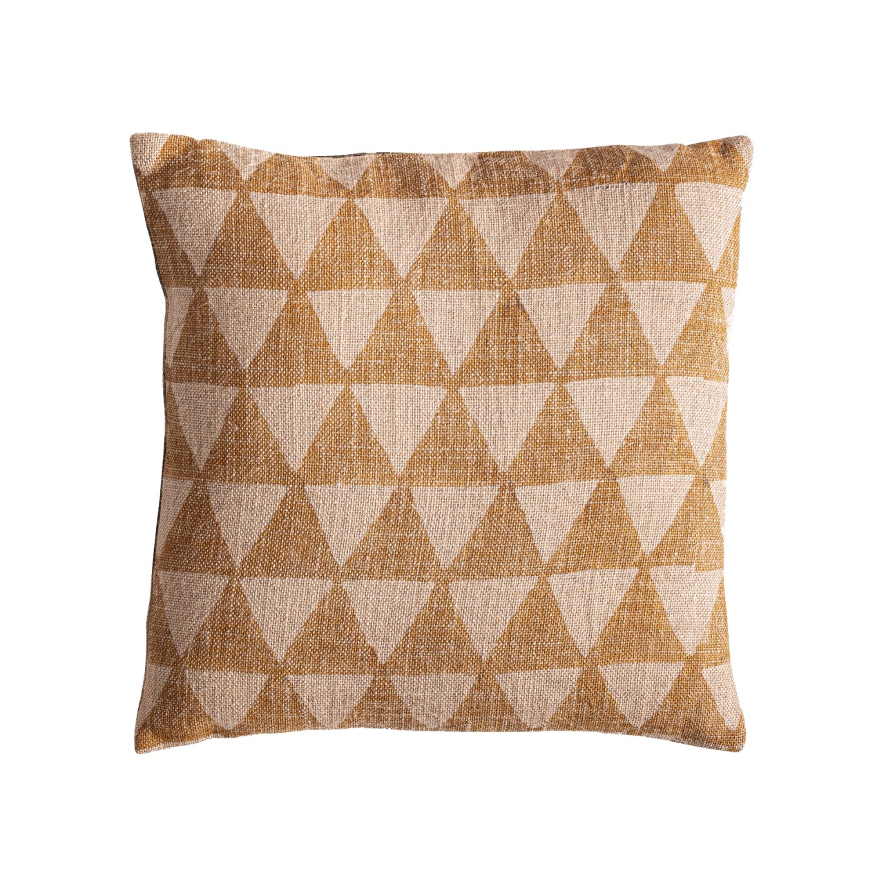 fibre Perna patrata bej/ocru din fibre naturale 45x45 cm Khonsu Vical Home