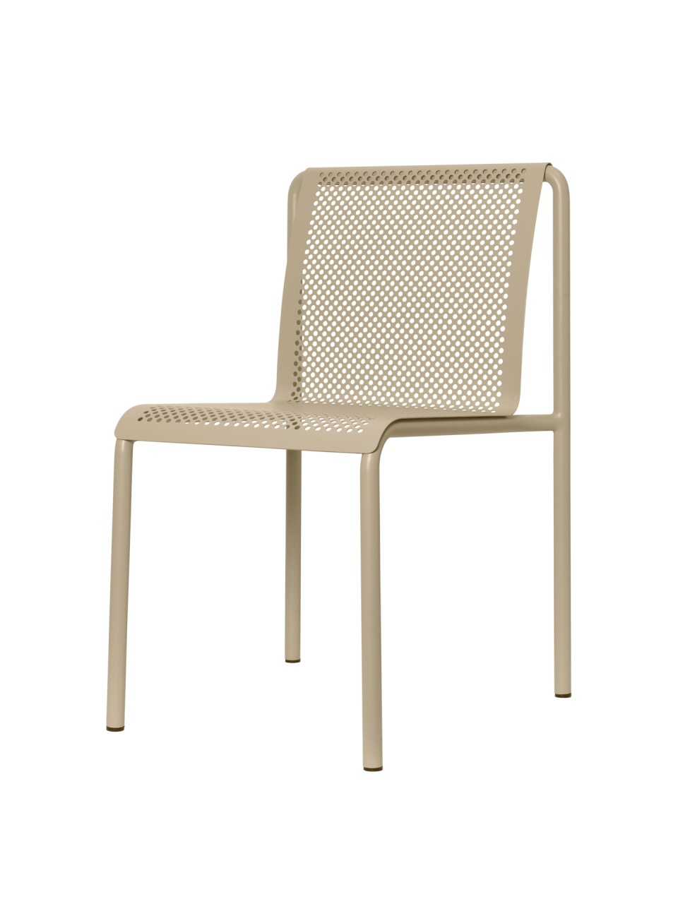 Outdoor Furniture Scaun dining exterior crem casmir din metal Dapple Ferm Living