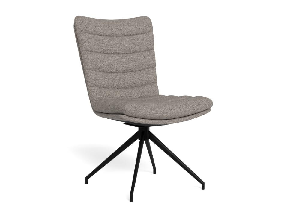 Actona Company Scaun dining rotativ gri din textil Grafton Actona Company