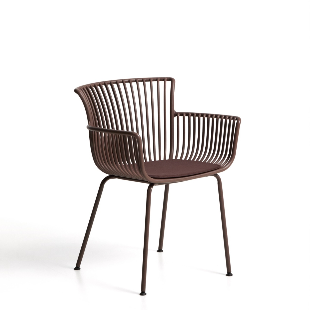 Outdoor Furniture Scaun exterior dining maro din metal Surpika Kave Home