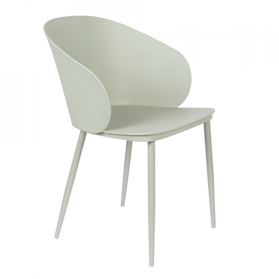 Kitchen & Dining Room Chairs Scaun verde din plastic Gigi Quiet Object