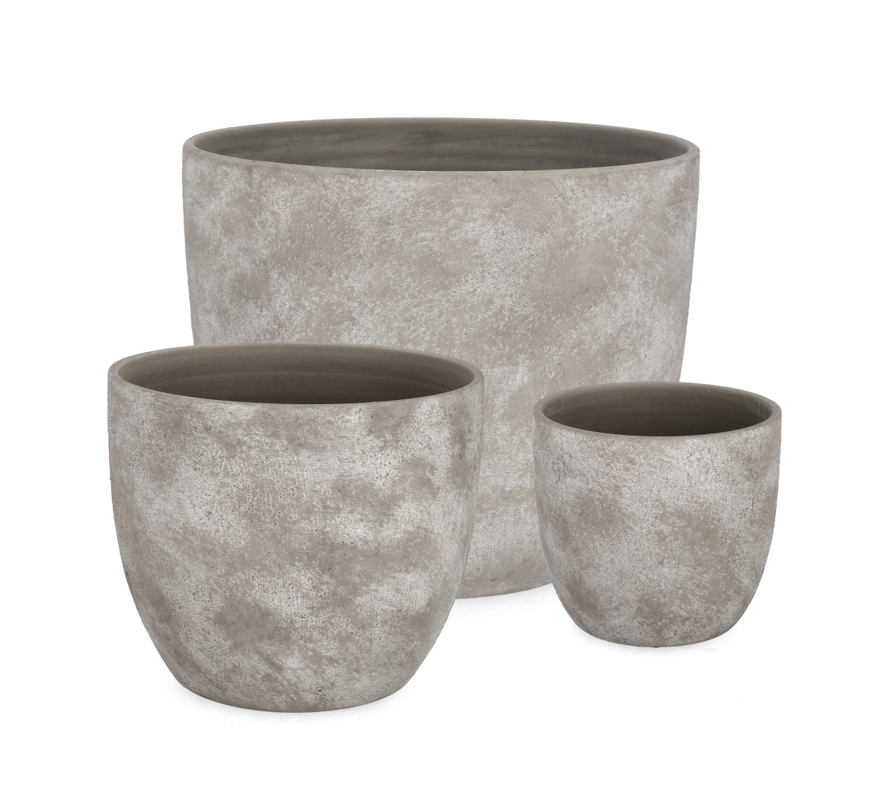 Bizzotto Set 3 vaze gri din ceramica Hector Bizzotto