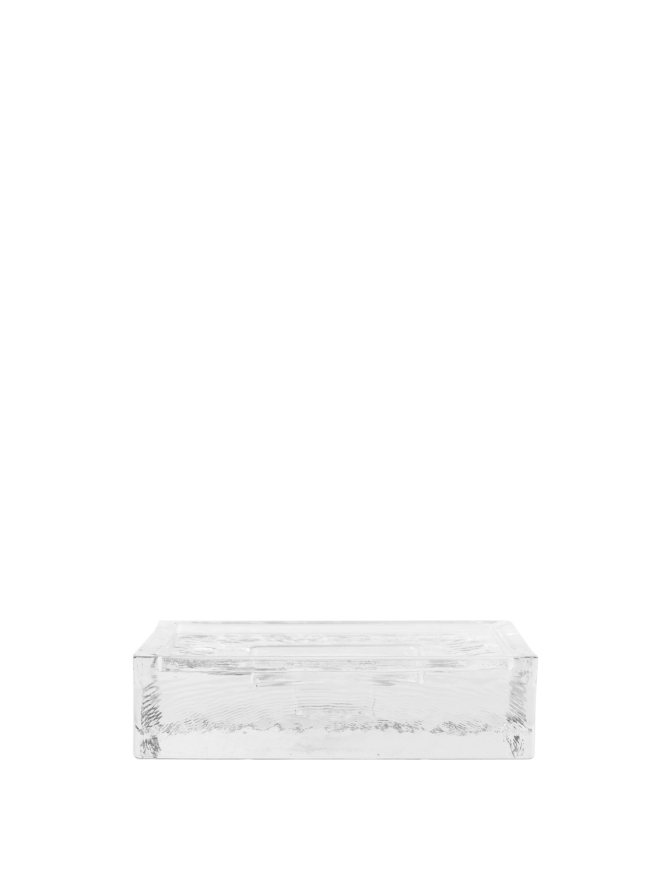 Candle Holders Suport lumanare transparent din sticla 4 cm Gradia Ferm Living