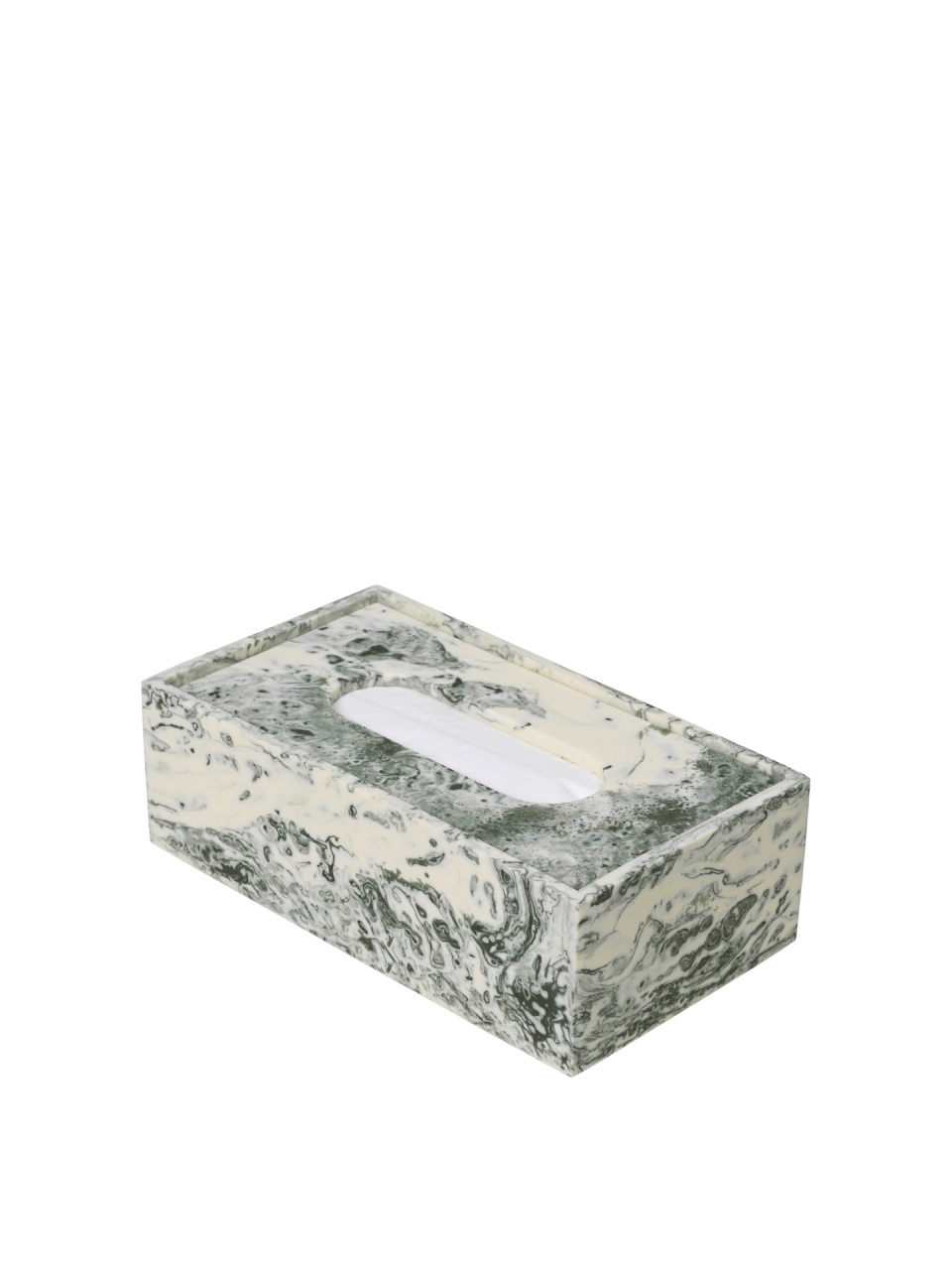 Suport servetele de bucatarie verde/alb antic din fibre naturale Mist Ferm Living