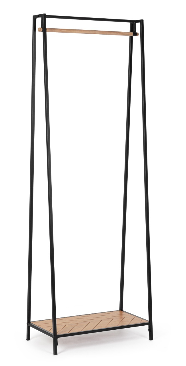 Closet Organizers & Garment Racks Suport umerase maro/negru din metal 180 cm Haldor Bizzotto