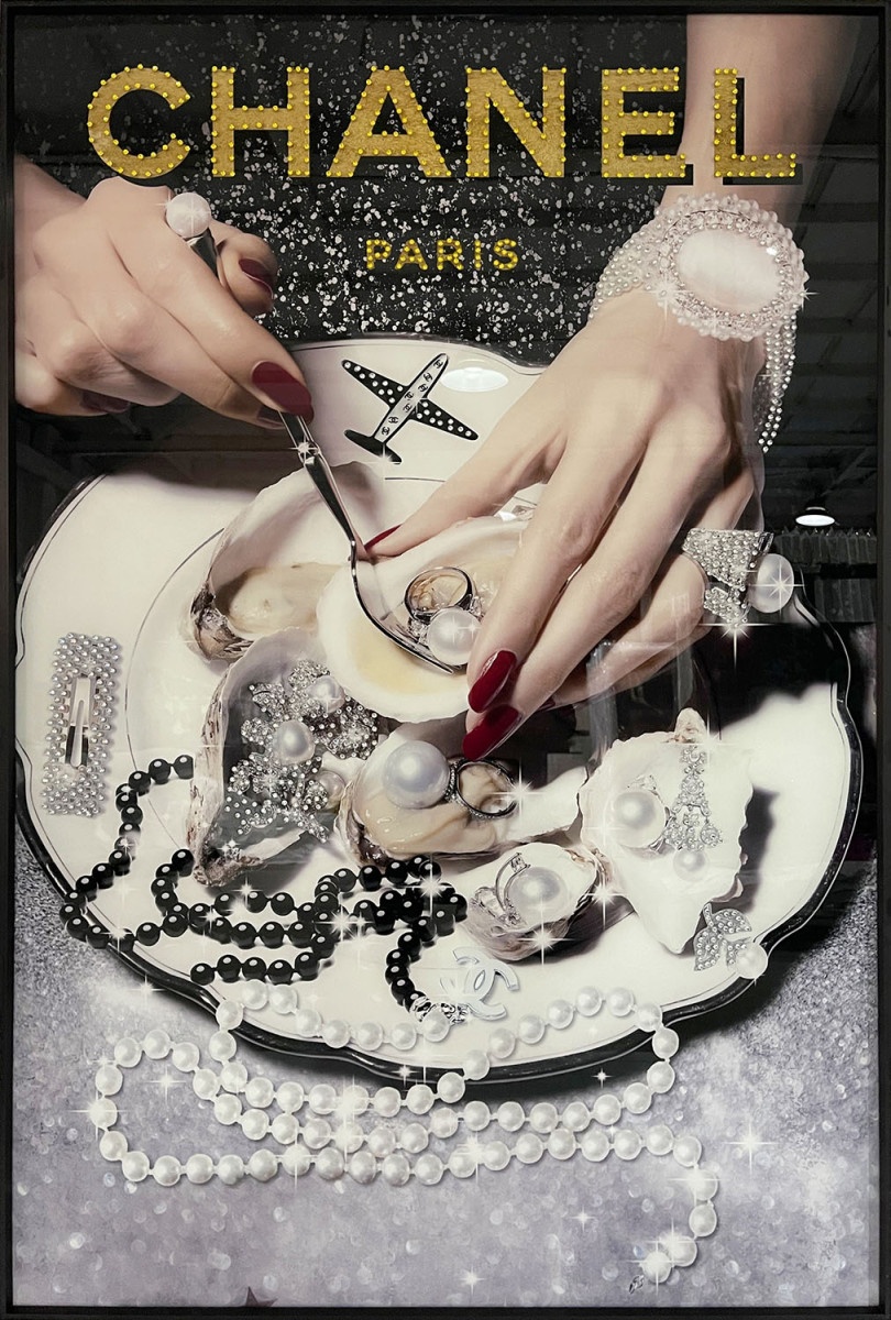 dormitoare complete Tablou multicolor din sticla 80x120 cm Pearls Ter Halle