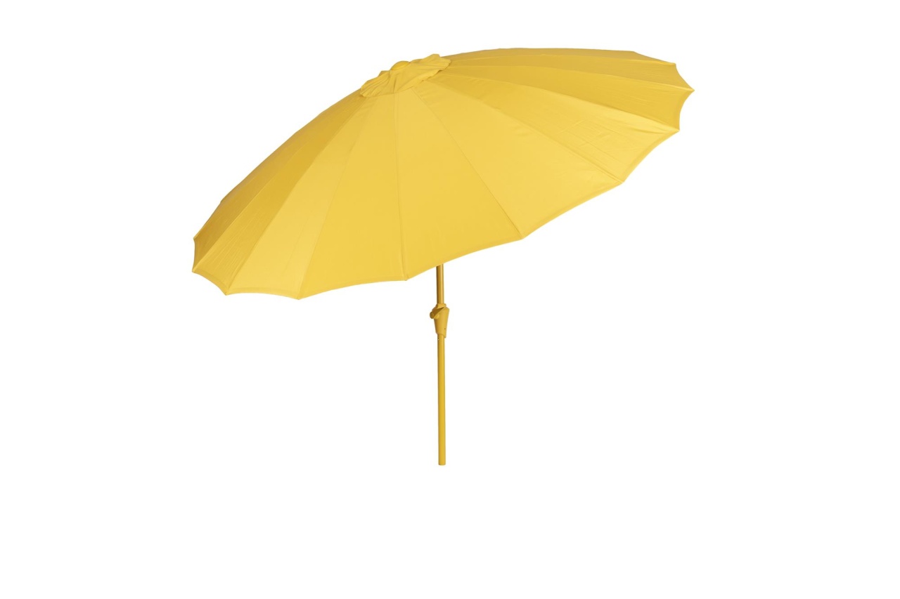 baza umbrela Umbrela soare galbena din metal Sunbrella Sunshine Zuiver