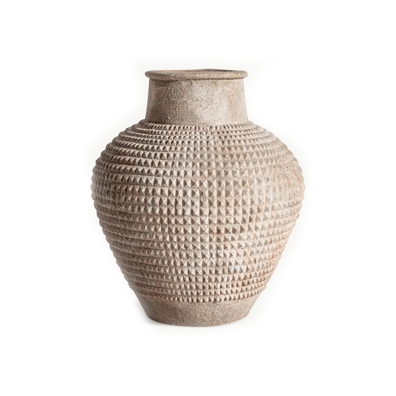 Vases Vaza bej din ciment 79 cm Donie Vical Home