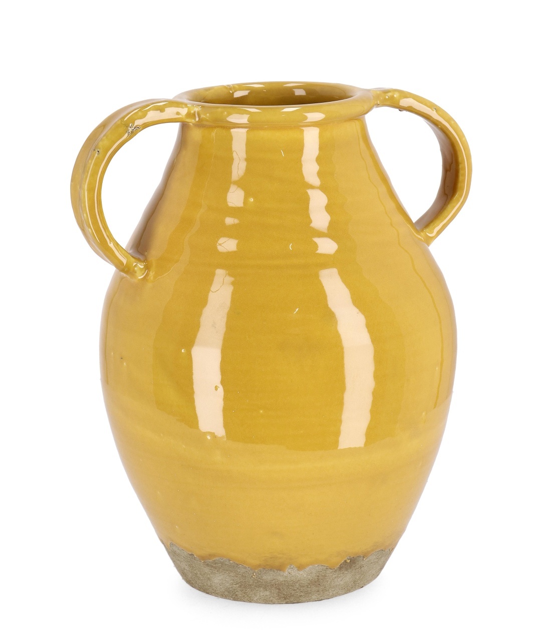 Vases Vaza galbena din ceramica 31 cm Daruma Bizzotto