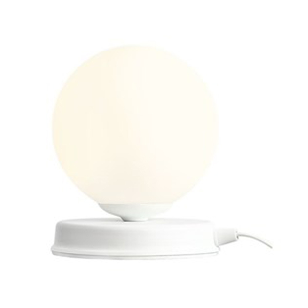 Quiet Object Veioza alba din sticla 17 cm Ball S Quiet Object