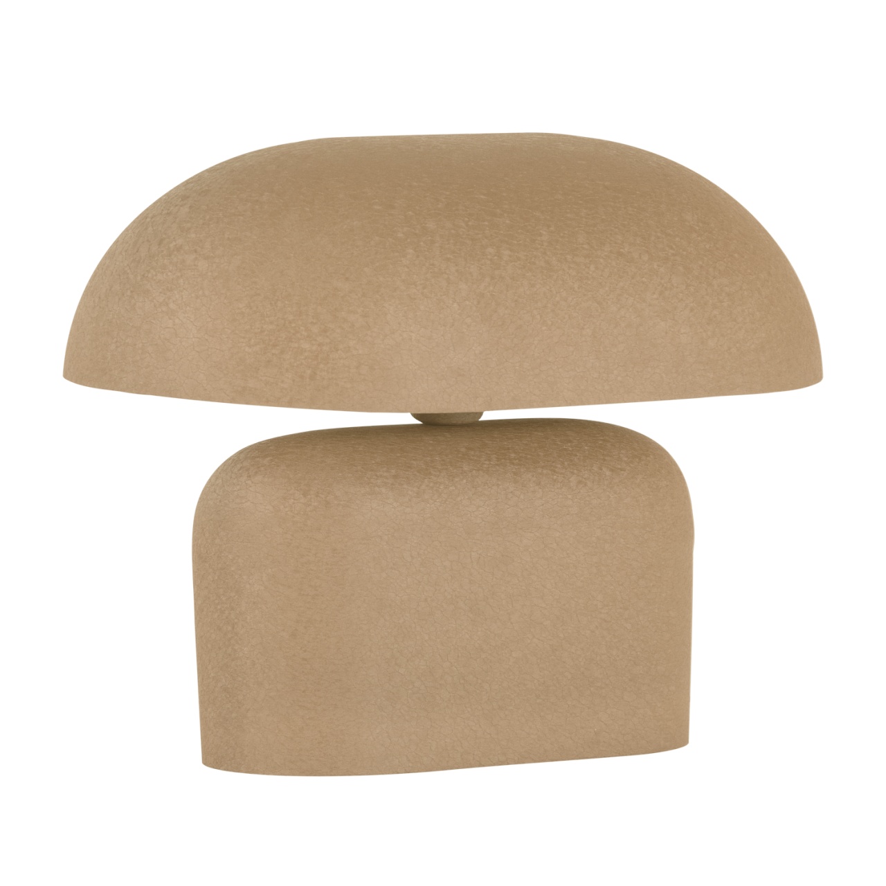 Lamps Veioza bej nisipiu din metal 26 cm Tilo Woood