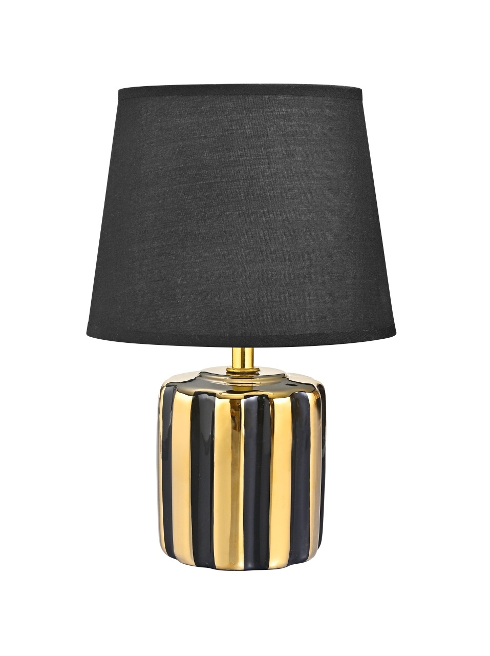 Lamps Veioza neagra/aurie din ceramica 29 cm Stolowa Zuma Line