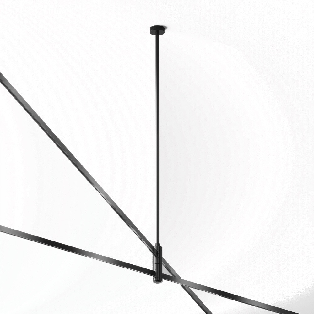 Maytoni Accesoriu pentru sina negru din metal Flarity Long Double Mount Maytoni