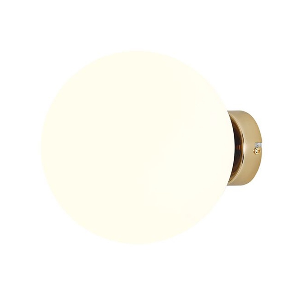 Quiet Object Aplica alba/aurie din sticla Ball M Quiet Object